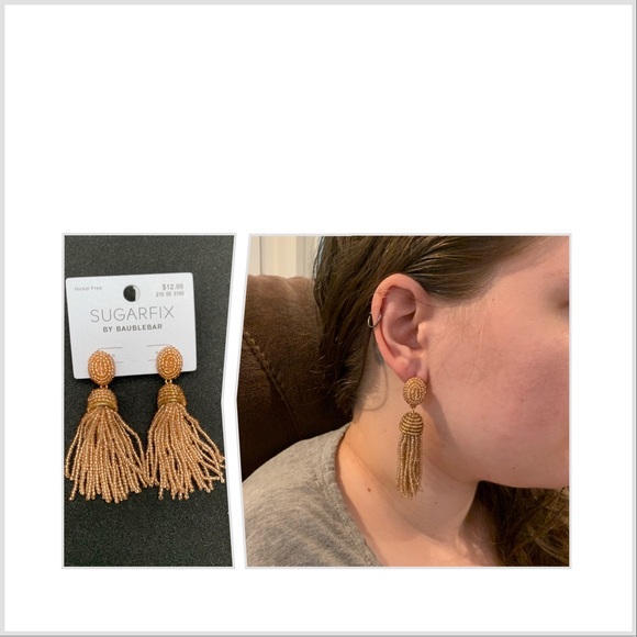 BaubleBar Earring Wardrobe, NWT, 8 Pair, Stars, Hoops, Bling, Pearl, Gold & More - Picture 6 of 13